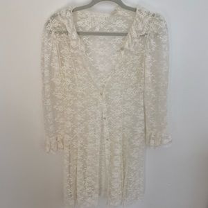 Vintage Lace Cover Up